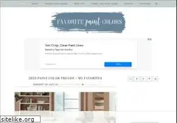 Sites similar to favoritepaintcolorsblog.com