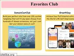 Sites similar to favoritesclub.com