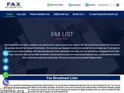 Sites similar to faxlist.me