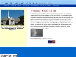 Sites similar to fayettevillebaptist.org