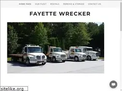Sites similar to fayettewrecker.com
