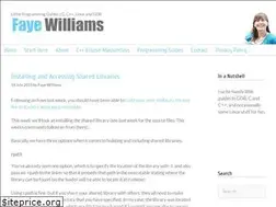 Sites similar to fayewilliams.com