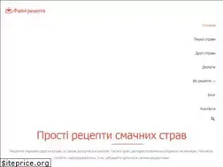 Sites similar to fayni-recepty.com.ua