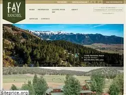 Sites similar to fayranches.com