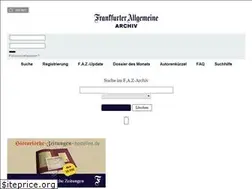 Sites similar to faz-archiv.de