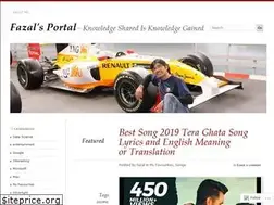 Sites similar to fazal.wordpress.com