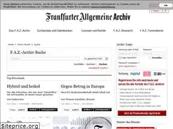 Sites similar to fazarchiv.faz.net
