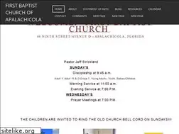 Sites similar to fbcapalachicola.com