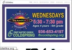 Sites similar to fbccoldspring.org