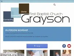 Sites similar to fbcgrayson.org