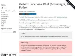 Sites similar to fbchat.readthedocs.io