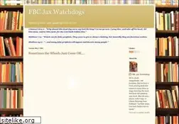 Sites similar to fbcjaxwatchdog.blogspot.com