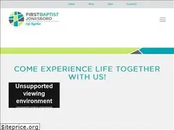 Sites similar to fbcjonesboro.com