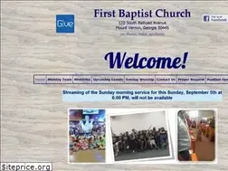 Sites similar to fbcmtvernon.com