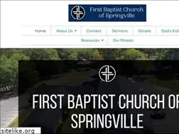 Sites similar to fbcspringville.com