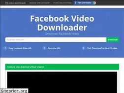 Sites similar to fbvideodownloads.com