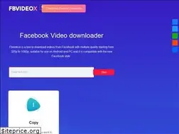 Sites similar to fbvideox.com