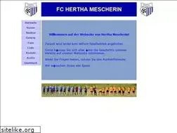 Sites similar to fc-hertha-mescherin.de