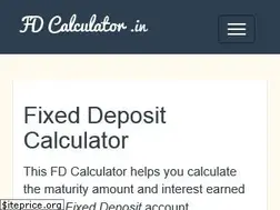Sites similar to fd-calculator.in