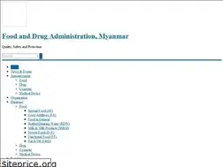 Sites similar to fdamyanmar.gov.mm