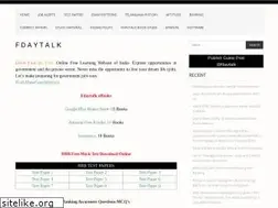 Sites similar to fdaytalk.com