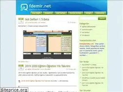 Sites similar to fdemir.net