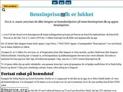 Sites similar to fdmbenzinpriser.dk
