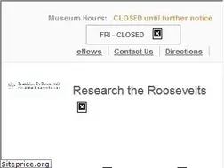 Sites similar to fdrlibrary.marist.edu