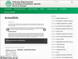 Sites similar to fdsea47.fr