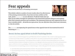 Sites similar to fearappeals.com