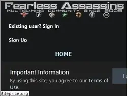 Sites similar to fearless-assassins.com