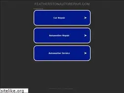 Sites similar to featherstonautorepair.com