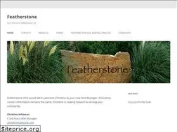 Sites similar to featherstonehoa.com