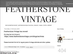 Sites similar to featherstonevintage.blogspot.nl