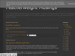 Sites similar to featherweightmusings.blogspot.com