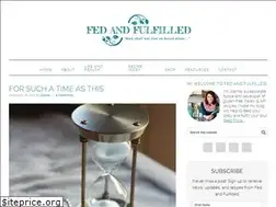 Sites similar to fedandfulfilled.com