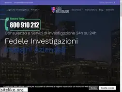 Sites similar to fedeleinvestigazioni.it