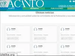Sites similar to federacionacanto.org