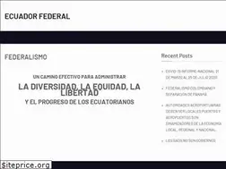 Sites similar to federalismo.net