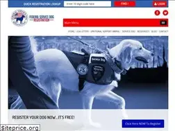 Sites similar to federalservicedogregistration.org