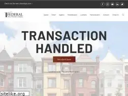 Sites similar to federaltitle.com