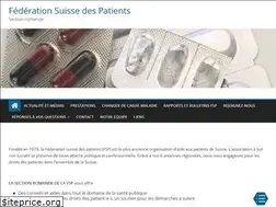 Sites similar to federationdespatients.ch