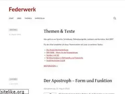 Sites similar to federwerk.de