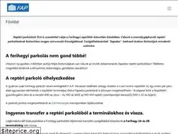 Sites similar to fedettrepterparkolo.hu