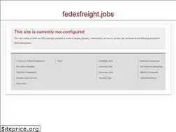 Sites similar to fedexfreight.jobs