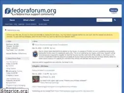 Sites similar to fedoraforum.org