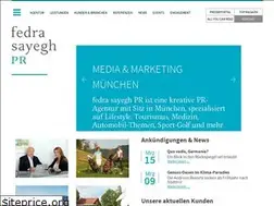 Sites similar to fedra-sayegh-pr.de