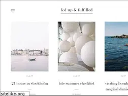 Sites similar to fedupandfulfilled.com