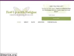 Sites similar to fedupwithfatigue.com