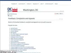 Sites similar to feedback.dc.gov